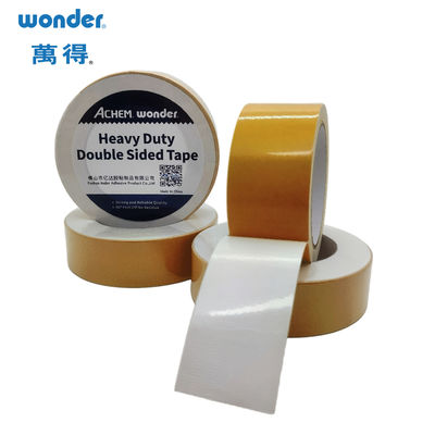শক্তিশালী সংযুক্তির জন্য সেল্ফ আঠালো ডাবল সাইডেড টেপ এবং হট মেল্ট আঠালো সহ বোনা ফেবিক বেস